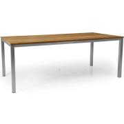 Brafab, Hinton matbord 100x200  cm stål/teak
