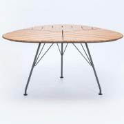 Houe, Leaf matbord 146x146 cm aluminium/bamboo
