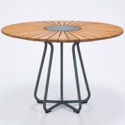 Houe, Circle matbord 110 cm aluminium / bamboo