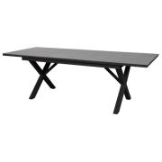 Brafab, Hillmond utdragbart bord 100x166-226  cm svart/grå