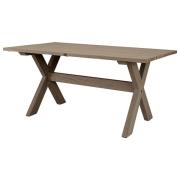 Artwood, Matbord Cross 100X220 Cm Charcoal Teak