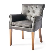 Riviera Maison, La Scala matstol med armstöd -espresso