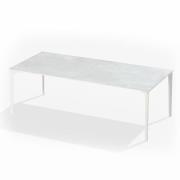 Fast, Allsize Matbord 221x101 cm White / Gres Snow