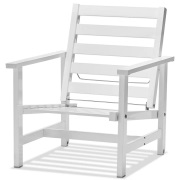 Fri Form, Fåtölj Vit aluminium