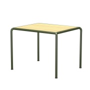 Houe, AVANTI Matbord 83x98 cm furu/olivgrön