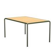 Houe, AVANTI Matbord 153x98 cm furu/olivgrön