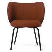 Ferm Living, Rico Matstol Black Tonus - Red Brown