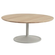 Muuto, Soft soffbord 95 cm Solid Oak Grey