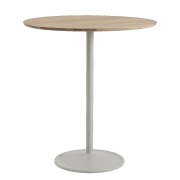 Muuto, Soft barbord 95 cm - Solid Oak Grey