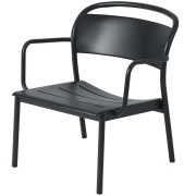 Muuto, Linear Steel Fåtölj Anthracite Black