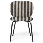 Ferm Living, Rico Matstol Black Louisiana - Sand/Black