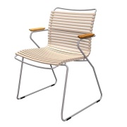 Houe, CLICK Karmstol Beige/grå/Bambu