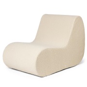 Ferm Living, Rouli Fåtölj Bouclé Off-white