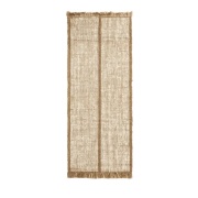 Ferm Living, Athens Handvävd Jutematta 80x200 cm- Natural/Off-whi