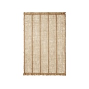 Ferm Living, Athens Handvävd Jutematta 140x200 cm- Natural/Off-white