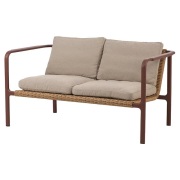 Brafab, Motty 2-sits soffa     Zin Red / Teddy Beige