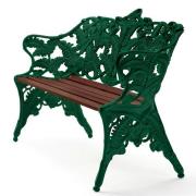 Byarums Bruk, Classic soffa gavlar: grön / virke: oljad mahogny