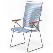 Houe, Click positionsstol duvblå