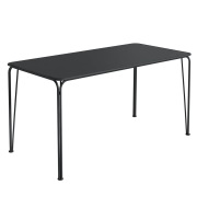 Grythyttan Stålmöbler, Libelle bord 140 cm Grafitgrå