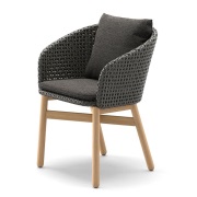 Dedon, Mbrace karmstol med teak AW6 teak 0205 arabica 0126