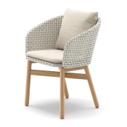 Dedon, Mbrace karmstol med teak AW6 teak 0205 sea salt 0140