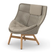 Dedon, Mbrace wingchair teak AY5 teak 0205 pepper 0115