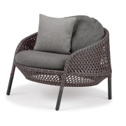 Dedon, AHNDA loungestol AB7 vulcano 0305 graphite 0108