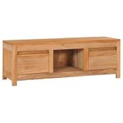 vidaXL TV-bänk 100x30x35 cm massiv teak