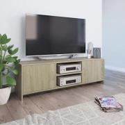 vidaXL Tv-bänk sonoma-ek 120x30x37,5 cm konstruerat trä
