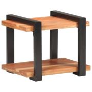 vidaXL Sängbord 50x40x40 cm massivt akaciaträ