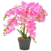 vidaXL Konstväxt Orkidé med kruka 60 cm rosa
