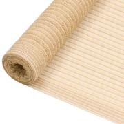 vidaXL Insynsskyddsnät beige 1,5x10 m HDPE 150 g/m²