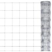 vidaXL Fårstängsel galvaniserat stål 50x1 m silver