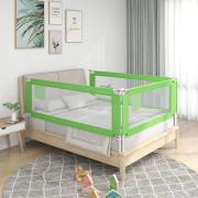 vidaXL Sängskena för barn grön 120x25 cm tyg