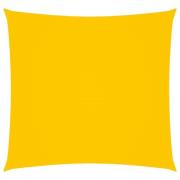 vidaXL Solsegel oxfordtyg fyrkantigt 2x2 m gul