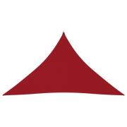 vidaXL Solsegel oxfordtyg trekantigt 3x3x4,24 m röd