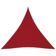 vidaXL Solsegel oxfordtyg trekantigt 4,5x4,5x4,5 m röd