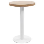 vidaXL Bistrobord ljusbrun 50 cm MDF