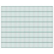vidaXL 2D Stängselpaneler 2,008x1,63 m grön