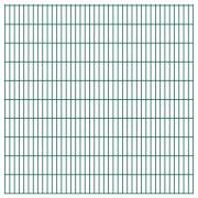 vidaXL 2D Stängselpaneler 2,008x2,03 m grön