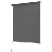 vidaXL Rullgardin utomhus 100x140 cm antracit