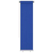 vidaXL Rullgardin utomhus 60x230 cm blå HDPE