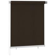 vidaXL Rullgardin utomhus 120x140 cm brun