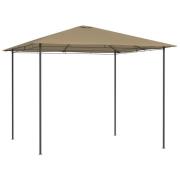 vidaXL Paviljong 3x3x2,6 m taupe 160 g/m²