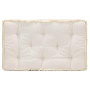 vidaXL Dyna till pallsoffa beige 73x40x7 cm