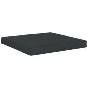 vidaXL Dyna till pallsoffa bomull 60x61,5x6 cm antracit tyg