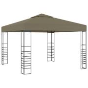 vidaXL Paviljong 3x3 m taupe 180 g/m²