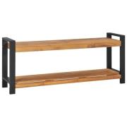 vidaXL Bänk 120 cm massiv teak