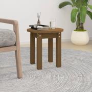vidaXL Soffbord honungsbrun Ø 35x35 cm massiv furu