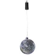 Luxform Batteridriven hänglampa LED Ball Swirl silver